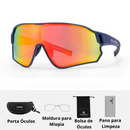 Óculos de Ciclismo RockBros com Lentes Fotocromáticas UV400 para Homens e Mulheres