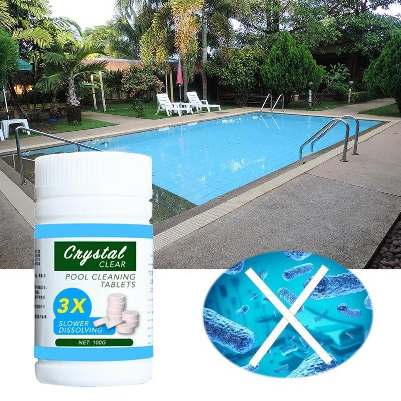 Cápsulas de Limpeza e Clareamento para Piscinas - Pastilhas Antiverde