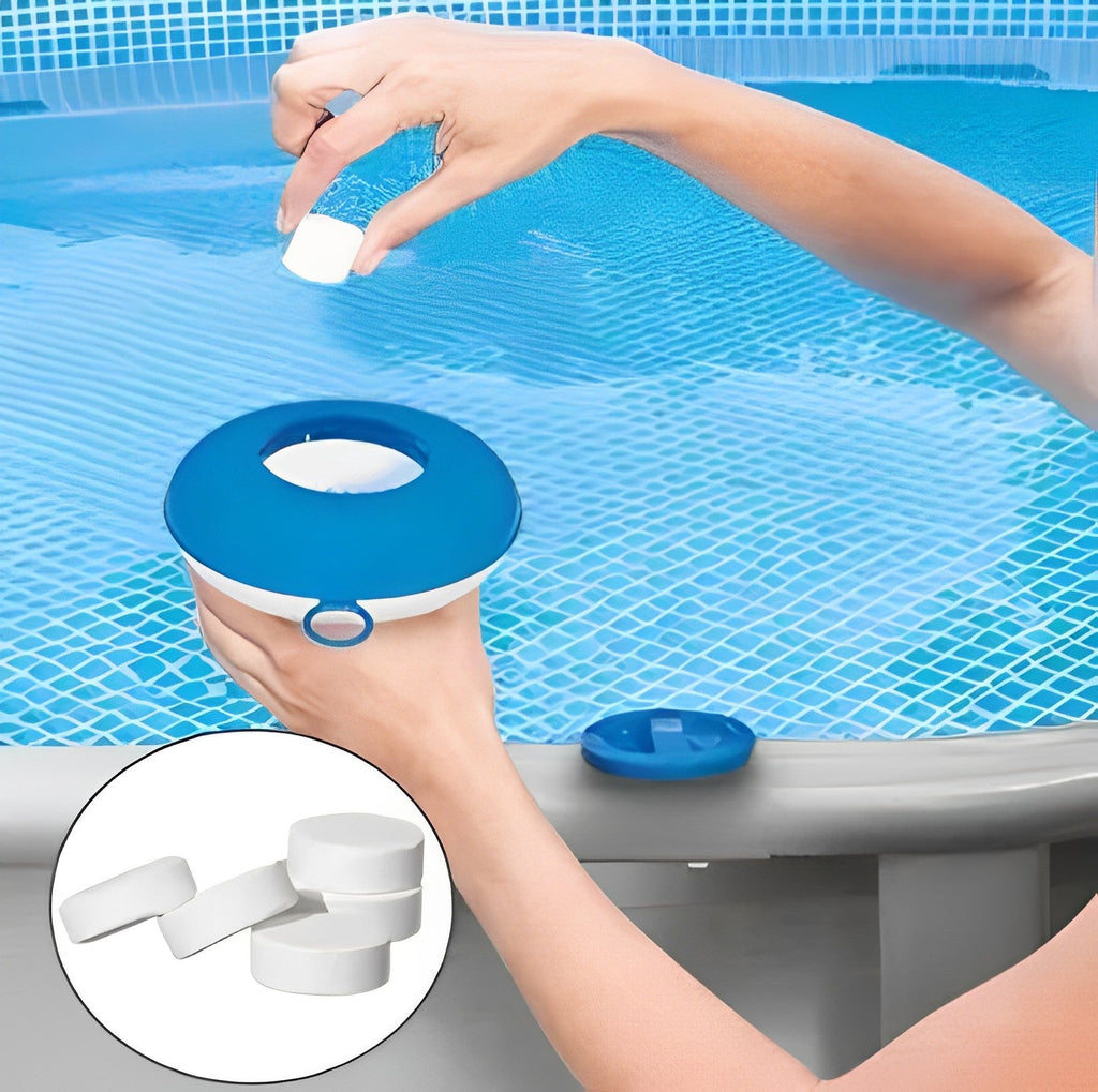 Cápsulas de Limpeza e Clareamento para Piscinas - Pastilhas Antiverde