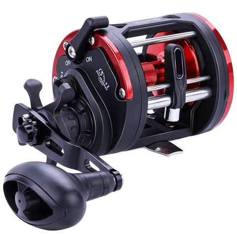 Carretilha de Pesca de Alto Perfil - 25kg de Drag Máximo, 3+1 Rolamentos - Sougayilang