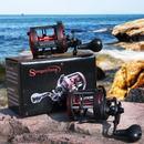 Carretilha de Pesca de Alto Perfil - 25kg de Drag Máximo, 3+1 Rolamentos - Sougayilang