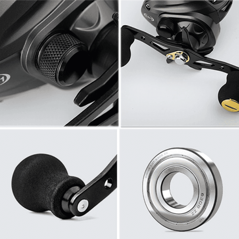 Carretilha de Pesca Profissional com Drag de 9 Kg