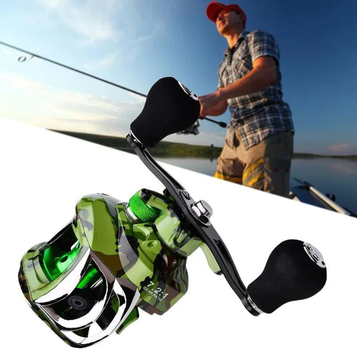 Carretilha de Pesca com 19 Rolamentos e Capacidade de Drag de 10Kg