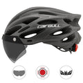 Cairbull Capacete de Ciclismo Unissex com Luz Traseira e Viseira Magnética