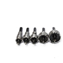 Conjunto de 5 Brocas Serra Copo de Titânio Binox para Metal, Ferro e Aço
