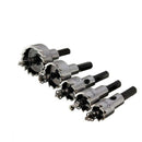 Conjunto de 5 Brocas Serra Copo de Titânio Binox para Metal, Ferro e Aço