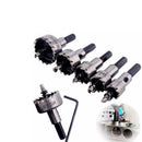 Conjunto de 5 Brocas Serra Copo de Titânio Binox para Metal, Ferro e Aço