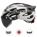 Cairbull Capacete de Ciclismo Unissex com Luz Traseira e Viseira Magnética