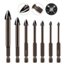 Conjunto de 7 Brocas Indestrutíveis Universal Max Drill