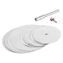 Conjunto com 10 Mini Discos de Corte