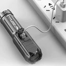 Lanterna Tática Portátil Super Potente com LED Recarregável via USB