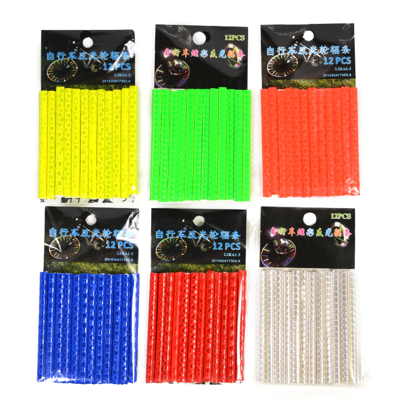 Adesivos Refletivos para Bicicleta - Compre 24 e Pague Apenas 12
