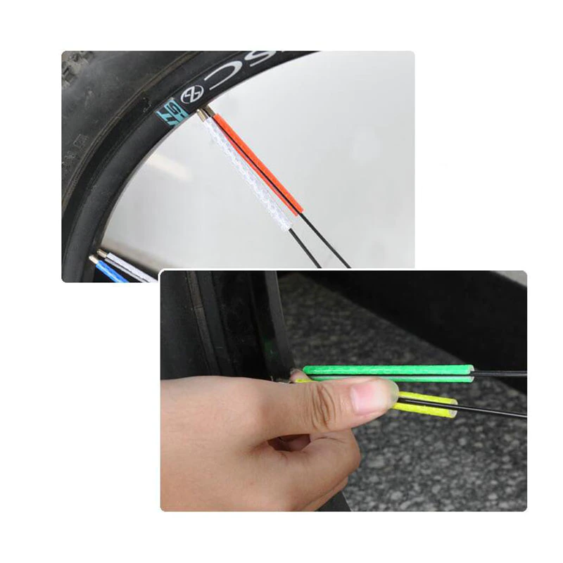 Adesivos Refletivos para Bicicleta - Compre 24 e Pague Apenas 12