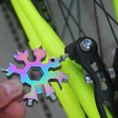 Multifunctional Snowflake Key Tool 18-in-1