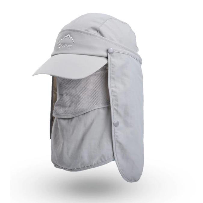 Boné Multifuncional para Pesca com Proteção UV 4 em 1